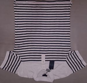 Bangladesh Garments Camisa de algodón informal para hombres Diseño de Polo a rayas horizontales para la temporada de primavera Uso para adultos Envío de lote de existencias - Product Image 1