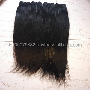 Cheveux indiens raides Remy cheveux humains non transformés de l'Inde prix d'usine - Product Image 1