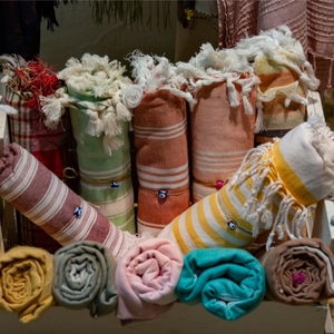 Serviette de Fouta turque super absorbante absorption d'eau élevée 100% OEM meilleure vente en gros en Inde - Product Image 2