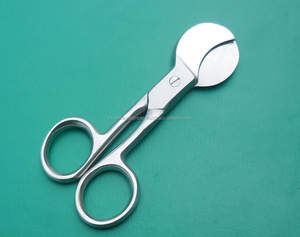 Tijeras umbilicales Corte de cordón de 4 "Sala médica ginecológica quirúrgica Instrumentos de acero inoxidable - Product Image 2