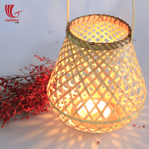 Vente en gros Décoration intérieure Lanterne en bambou tissée à la main Bougeoir en bambou - Product Image 4