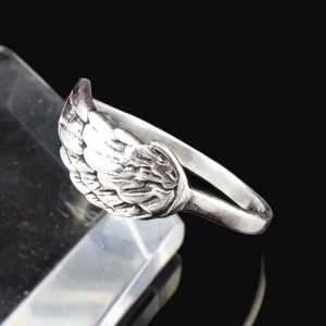 Surpasing-Anillo de Plata de Ley 925 en relieve, joyería de plata de ley oxidada en forma de corazón - Product Image 3
