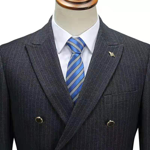Traje <span class=keywords><strong>de</strong></span> negocios <span class=keywords><strong>de</strong></span> tamaño adulto <span class=keywords><strong>de</strong></span> negocios <span class=keywords><strong>de</strong></span> Grado Superior <span class=keywords><strong>trajes</strong></span> <span class=keywords><strong>de</strong></span> <span class=keywords><strong>boda</strong></span> para hombres negro azul gris traje <span class=keywords><strong>de</strong></span> hombre Formal - Product Image 3