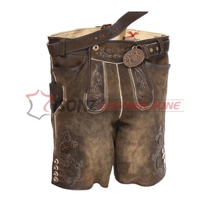 Lederhosen ลายปักขนาดพลัสไซส์ผ้าบาวาเรียเลอร์บาวาเรียระบายอากาศได้ดี - Product Image 1