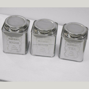 Bidon d'ustensiles d'acier inoxydable de café de thé pour l'Inde de cuisine - Product Image 4