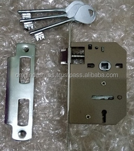 OMG Industries Super High Quality <b>Mortise</b> <b>Lock</b> with Blue Backset Door <b>Lock</b> <b>Set</b> - Product Image 5