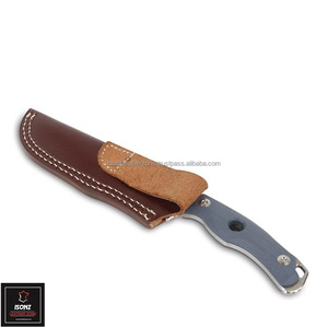 Funda de cuchillo de cuero de vaca bronceado con material de nailon duradero Soporte OEM y ODM personalizable - Product Image 5