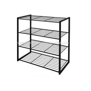 Shoe Rack 4-Tier Metal Shoe Tower 20-Pair Shoe Storage Organizer Unit Entryway Shelf Cabinet with 4 Tiers Durable Metal Rack - Product Image 1