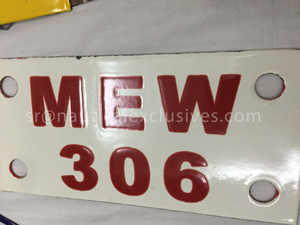 Placa de números esmaltados, fabricante de placas con nombre, señales de líneas de transmisión de señales de peligro - Product Image 4