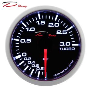 WS 3BAR Mechanisches Turbo messgerät Japan Auto Gauge Depo Racing Boost 52 mm Messgeräte