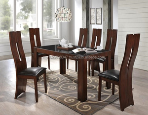 Juego de comedor de madera, muebles de comedor - Product Image 1