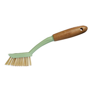 Minicepillo con mango de bambú para limpieza del hogar, utensilio de limpieza de huecos de ventana con lechada para baño y cocina - Product Image 6