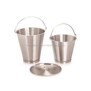 Cubo Graduado de Acero Inoxidable - Product Image 1