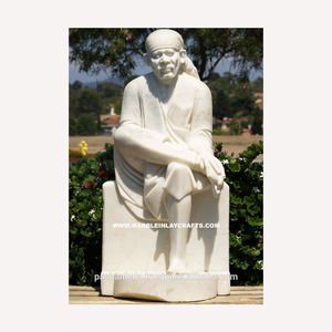 Estatuas de Sai Baba Hechas a Mano en Mármol - Product Image 1