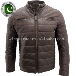 2021 Wholesale Hot Style High Quality Custom Leather Fashion <b>Jacket</b> in Pakistan - Product Image 2