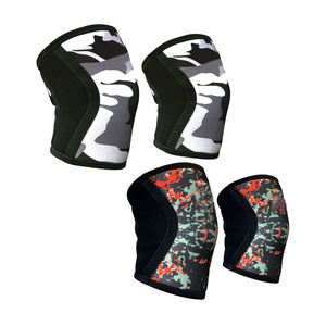 ที่มีคุณภาพสูง5และ7มม. สีที่กำหนดเองและโลโก้ที่มีคุณภาพสูงฟิตเนสยิมฟิตเนสแขนเข่าแขนชายและหญิง - Product Image 5