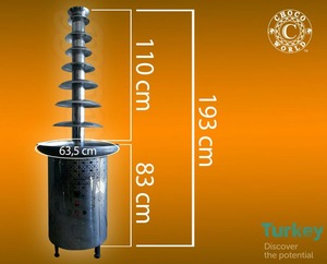 Fuente de chocolate | Fuente de chocolate de 8 capas | Cascada de chocolate - Product Image 1