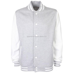 Chaqueta bomber de cuero unisex para hombre y mujer, chaqueta de béisbol personalizada con botones, unisex - Product Image 4