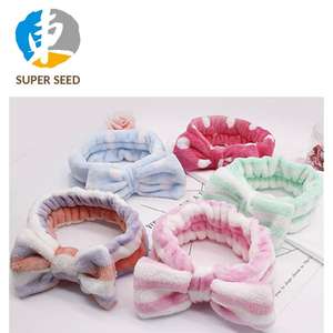 ผ้าสักหลาดผูกโบว์ที่คาดผมแบบยืดหยุ่นสวยงาม - Product Image 1