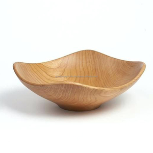 ชุดชามสลัดอะคาเซียชามเสิร์ฟอาหารด้วยเลเซอร์ธรรมชาติอุปกรณ์บนโต๊ะอาหารที่ทำจากไม้ในบ้านงานปาร์ตี้ทรงกลมดีไซน์ใหม่50ชิ้น - Product Image 1