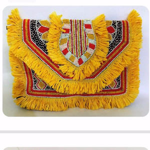 Party Wear <b>Embroidered</b> <b>Clutch</b> Purse Evening <b>Clutch</b> <b>Bag</b> - Product Image 1