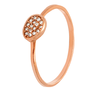 แหวนนิรันดร์ดีไซน์ใหม่พร้อมหิน CZ ชุบโรสโกลด์เครื่องประดับสไตล์คลาสสิก925เงินสเตอร์ลิงสำหรับงานแต่งงานและงานเลี้ยง - Product Image 3