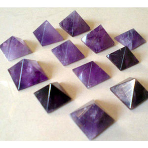 หินอเมทิสต์พลอยปิรามิด,หินธรรมชาติบำบัดสำหรับการทำสมาธิและพลังบวกหินเรกิบำบัด - Product Image 1