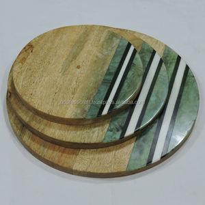 Tabla de cortar de madera y resina más popular, tabla de cortar de mármol de la mejor calidad, Juego de 3 tablas de cortar personalizadas, la última tabla de cortar - Product Image 2