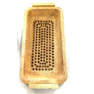 ตกแต่งการออกแบบใหม่เลเซอร์แกะสลักประแกะสลักไม้ถาดเสิร์ฟ - Product Image 1