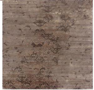 Tapis en laine et viscose noué à la main, design populaire, tapis d'intérieur fait à la main pour la maison, le salon, la chambre à coucher - Product Image 3