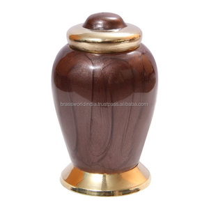 Urne de crémation souvenir de Brassworld fournitures de funérailles indiennes - Product Image 5