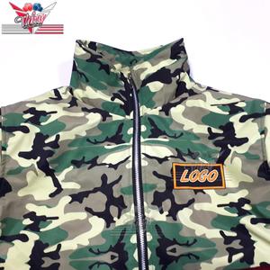 Softe Shell Jacket Camouflage Wholesale Price Sublimated 100% Polyester Men's Waterproof Fabric <b>Windbreaker</b> Softshell Jacket - Product Image 4