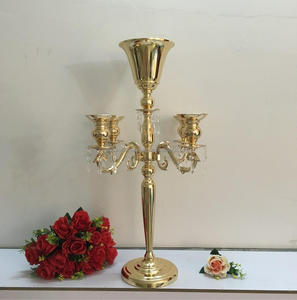 HIGH QUALITY METAL <b>CANDELABRA</b> NEW <b>CANDELABRA</b> for WEDDING DECORATION METAL CANDLE STAND in WHOLESALE PRICE NEW CANDLE HOLDERS - Product Image 6