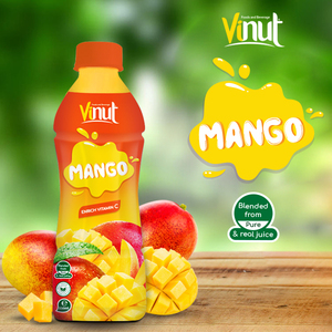 Bebida de Jugo de Puré con Sabor Natural a Fruta, Alto en Vitamina C, en Botella de 350 ml, Mango, Naranja, Piña, Guanábana, Refrescos de Colores - Product Image 4