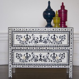 Armoire de salon moderne en incrustation d'os avec 2 tiroirs et meilleur prix - Product Image 1