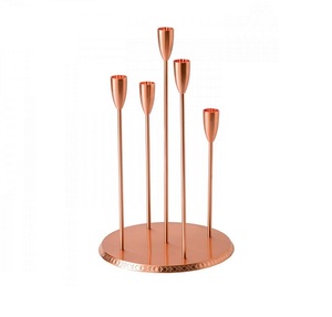 Candelabros de metal para boda decoración del hogar Decoración de oficina decoración de boda - Product Image 2