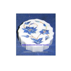 Cajas de Mármol Blanco con Incrustaciones, Calidad Número Uno, Mármol Blanco Puro, Cajas de Almacenamiento de Joyas y Decoración del Hogar con el Mejor Diseño - Product Image 1