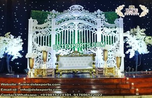 Grand panneau de mariage avec motif papillon, panneau de scène de mariage en métal, panneau de porte en métal élégant pour mariage, décoration - Product Image 3