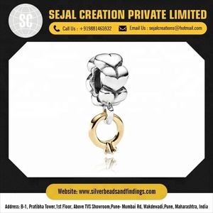 Trending Fine Jewelry Silver Daisy Spacers B66 Cuentas de plata Cuentas sueltas de alta calidad hechas de Mettle Personalizable al por mayor - Product Image 5