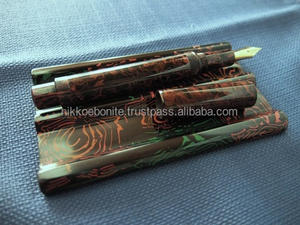 Japonés exquisita pluma fuente llamado NATSUME hecho de azul original ebonita inspirado por la tradicional ceremonia de té - Product Image 6