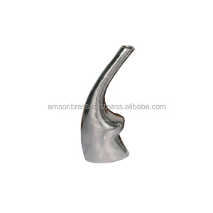 Customized Flower <b>Vase</b> Hammered Metal <b>Vase</b> Planter Metal Flower Pot/ Round Shape Metal Flower <b>Vase</b> Nickle Plated Home Decorative - Product Image 3