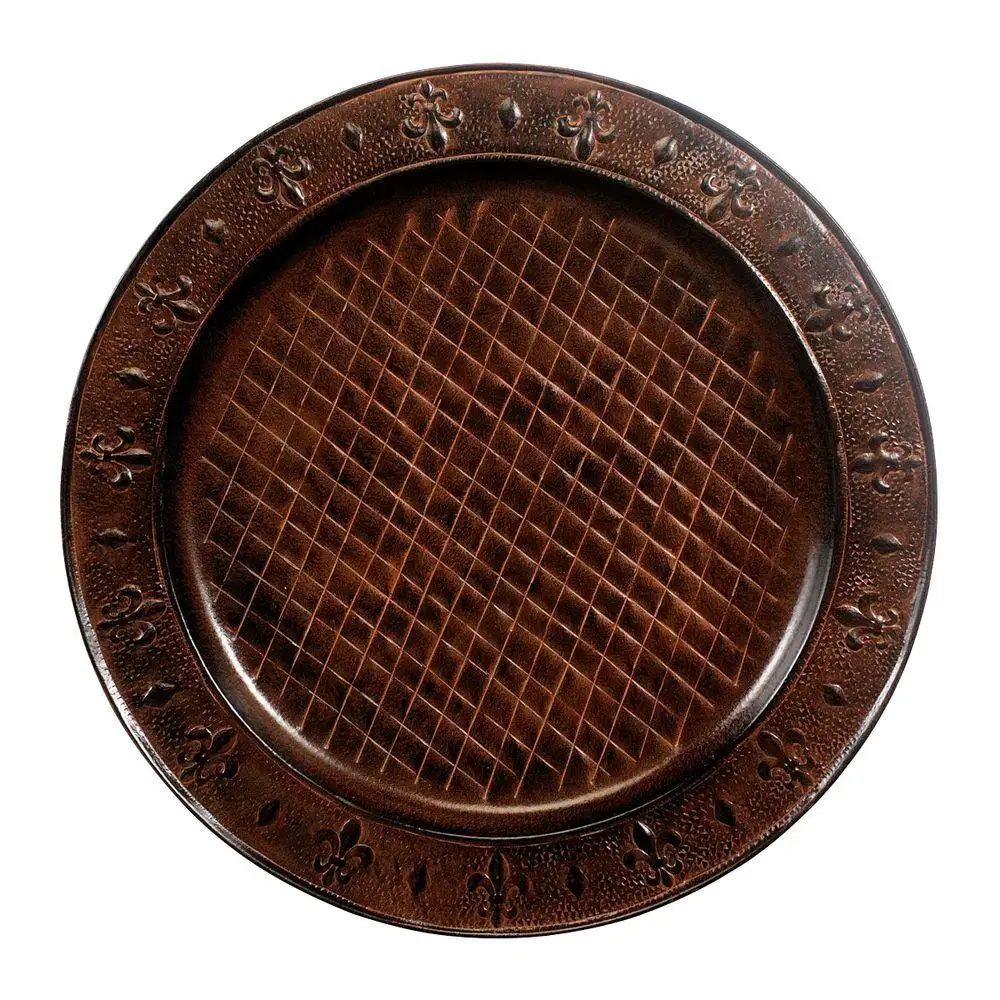 Luxury and Elegant Modern Design Embossed Charger Plate On Hot Sale Made In India