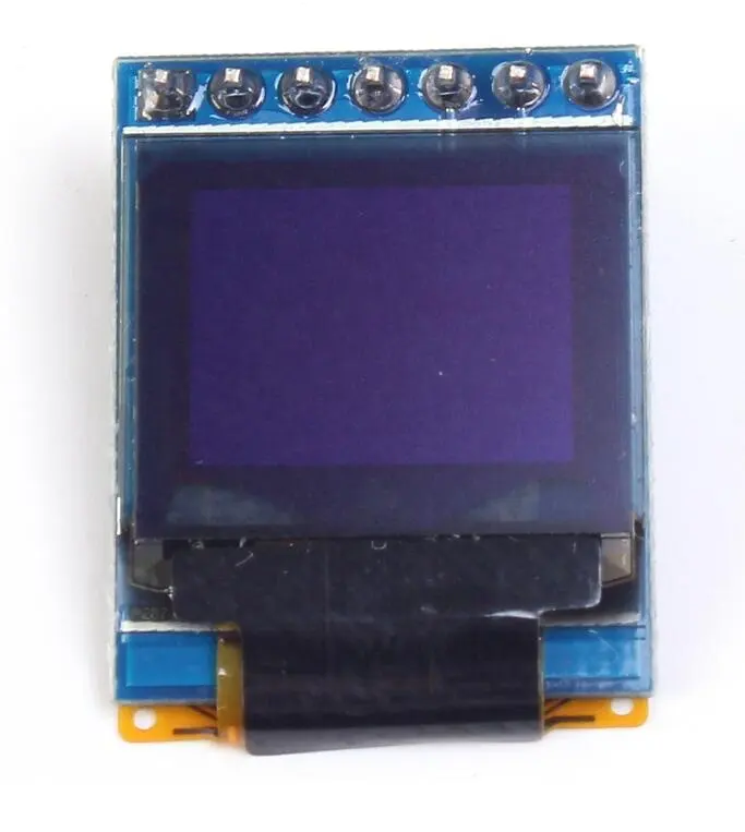 Taidacent ESP32S STM32 SSD1306 Display Panel SPI I2C Connector Weiß 64x48 Monochrome 0,66 OLED Display Modul I2C Oled 0,66