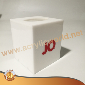 Caja de pañuelos de acrílico, caja de pañuelos con logotipo, soporte para toallas de papel de encimera, caja de pañuelos de acrílico/servilletero - Product Image 1