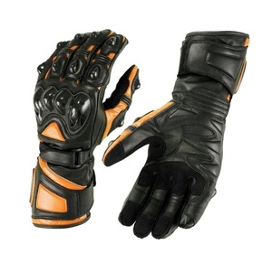 Guantes de cuero para motocicleta, de cuero de vaca, personalizados - Product Image 4