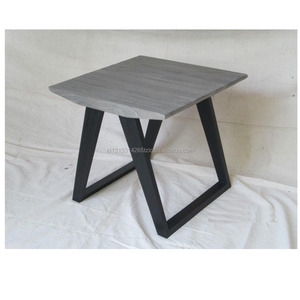 Table d'extrémité/banc en bois massif Rita avec design minimaliste pour maison Villa appartement hôtel salon/salle à manger meubles lumière caractéristique - Product Image 1