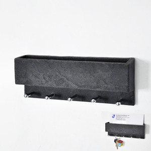 Boîte à clés murale de forme carrée avec 10 crochets - Product Image 6