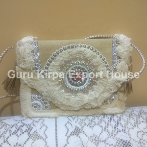 Femmes Inde Handcrafted Utility Custom Luxury Clutch Bag Bohemian Women Messenger Bag Ladies Beaded Evening Clutch Bags - Product Image 4