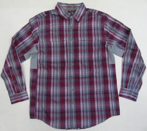 Chemise à carreaux en coton pour homme avec étiquette de marque pour la saison printanière disponible en S-XXL tailles pour adultes - Product Image 1