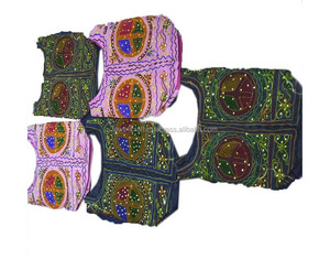 GUJRATI เย็บปักถักร้อยออกแบบกระเป๋าสะพายไหล่ - Product Image 3